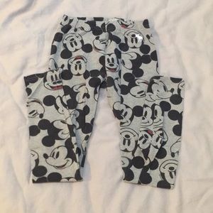 Mickey Mouse Abercrombie and Fitch Kids Leggings